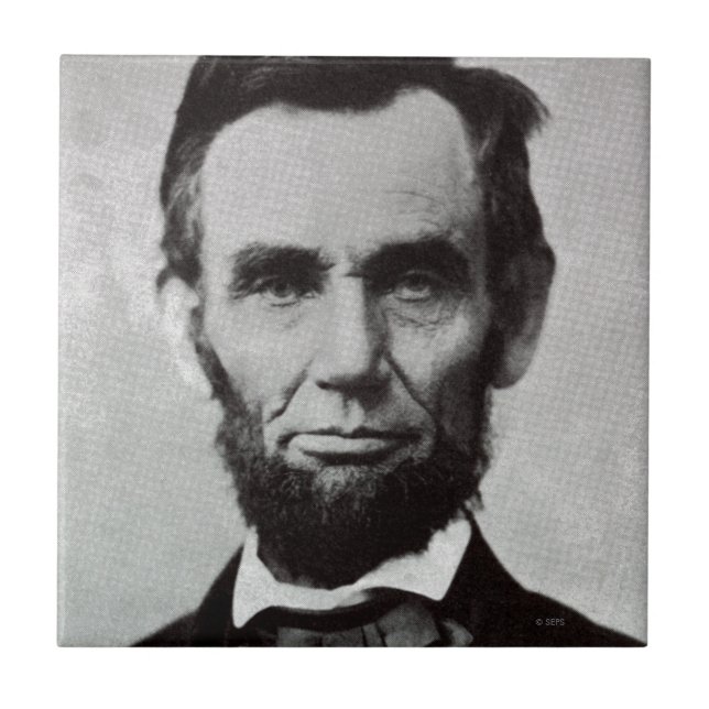 Portrait of Abe Lincoln 2 Tile (Front)