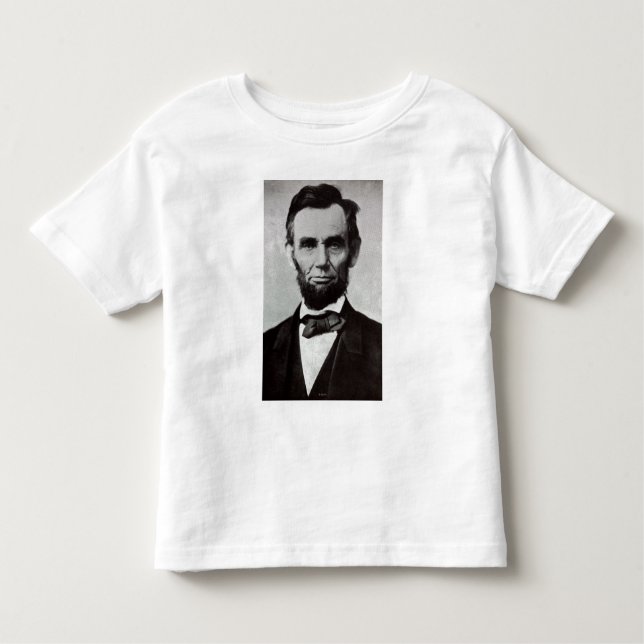 Portrait of Abe Lincoln 2 Toddler T-Shirt (Front)