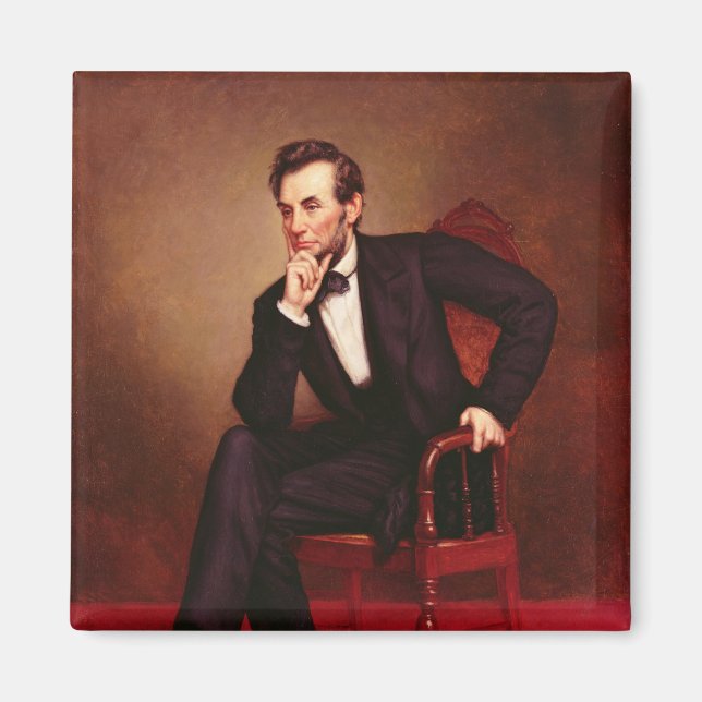 Portrait of Abraham Lincoln Magnet (Front)