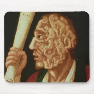 Portrait of Adam (oil) Mouse Pad