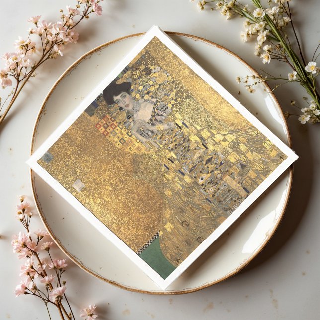 Portrait of Adele Bloch-Bauer 1, Klimt Art  Napkin (Creator Uploaded)