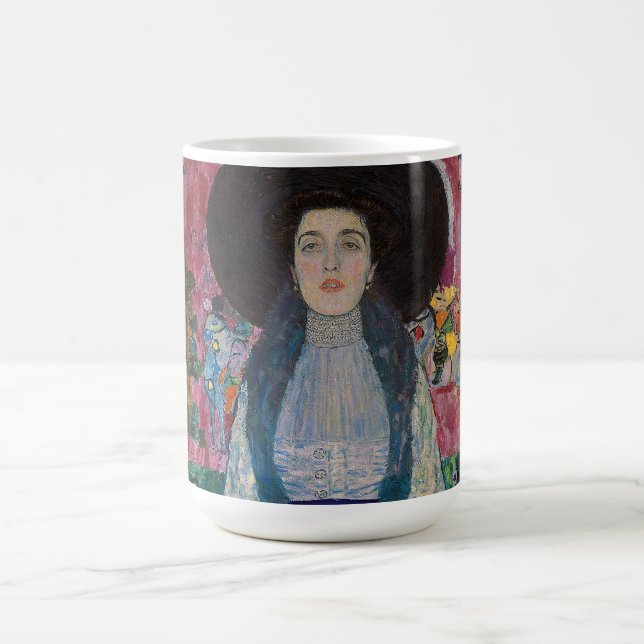 Portrait of Adele Bloch Bauer, Gustav Klimt Coffee Mug (Center)