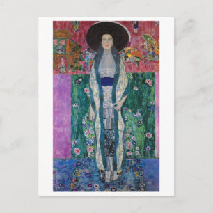 Portrait of Adele Bloch Bauer, Gustav Klimt Postcard