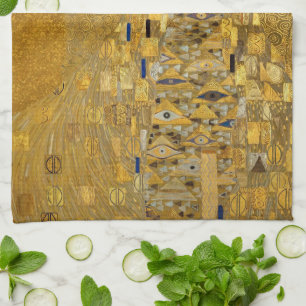 Portrait of Adele Bloch-Bauer I by Gustav Klimt Tea Towel
