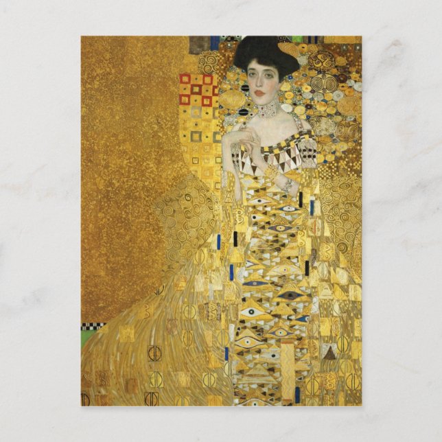 Portrait of Adele Bloch-Bauer I - Gustav Klimt Postcard (Front)