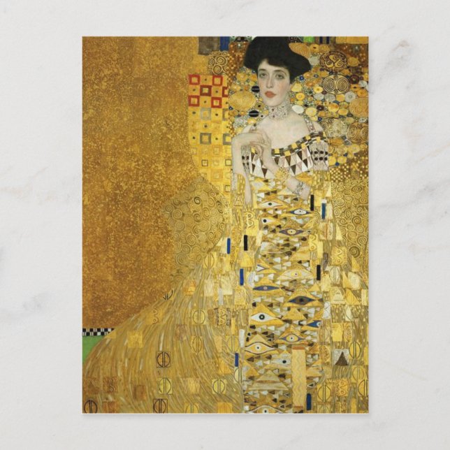 Portrait of Adele Bloch-Bauer I Klimt Postcard (Front)