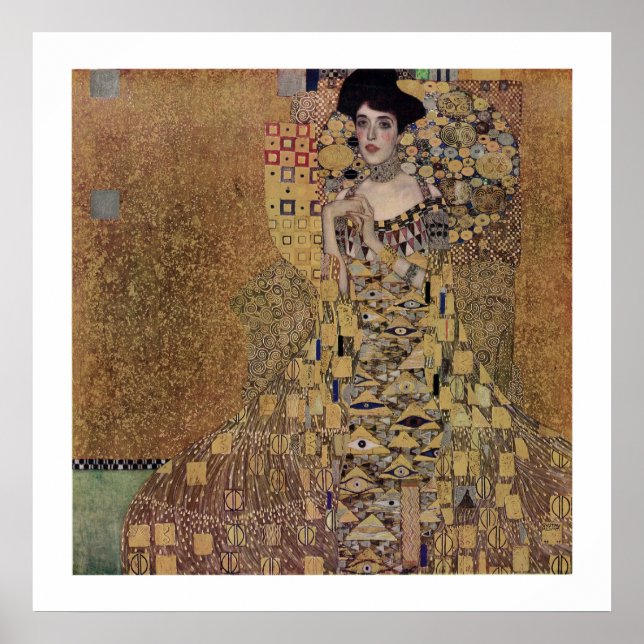 Portrait of Adele Bloch-Bauer I Poster (Front)