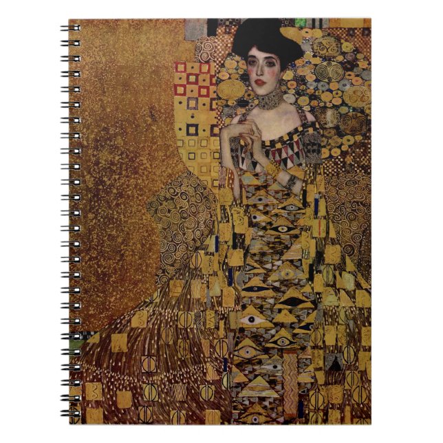 Portrait of Adele Bloch-Bauer I Spiral Notebook (Front)