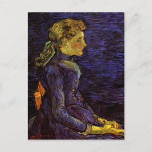 Portrait of Adeline Ravoux by Vincent van Gogh Postcard