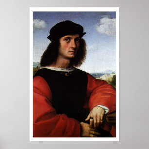 Portrait of Agnolo Doni by Raphael Sanzio Poster