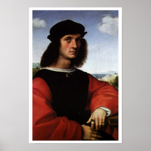 Portrait of Agnolo Doni by Raphael Sanzio Poster