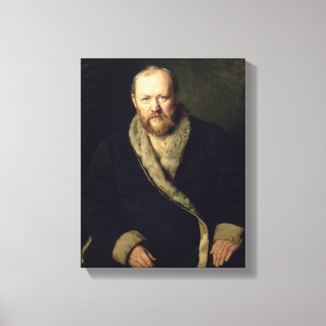 Portrait of Aleksandr Ostrovsky  1871 Canvas Print (Front)