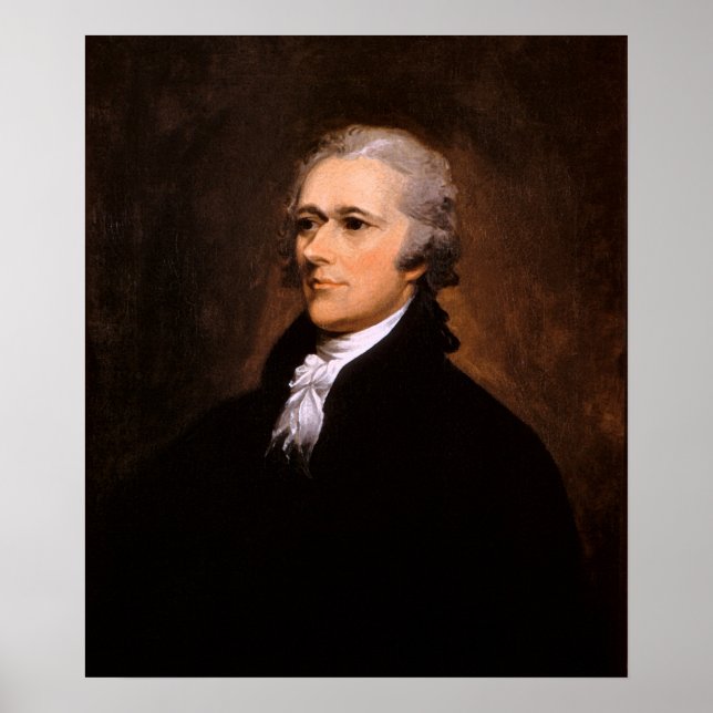 Portrait of Alexander Hamilton by John Trumbull Poster (Front)