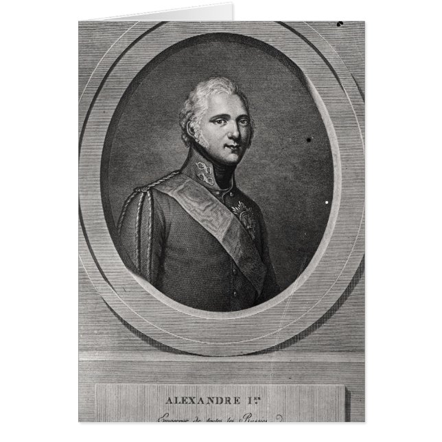 Portrait of Alexander I (Front)