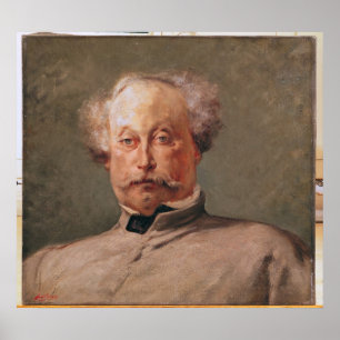 Portrait of Alexandre Dumas fils Poster