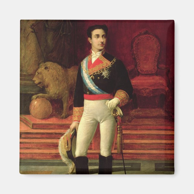 Portrait of Alfonso XII  1876 Magnet (Front)