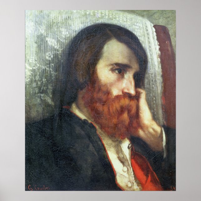 Portrait of Alfred Bruyas Poster (Front)