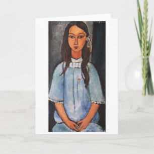 Portrait of Alice, Modigliani Card