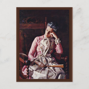 Portrait Of Amelia Van Buren By Thomas Eakins ( Postcard