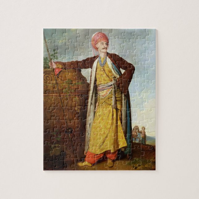 Portrait of an Armenian, 1771 (oil on canvas) Jigsaw Puzzle (Vertical)