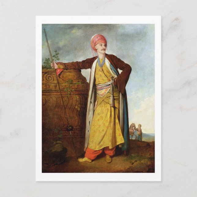 Portrait of an Armenian, 1771 (oil on canvas) Postcard (Front)