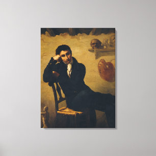 Portrait of an Artist in his Studio Canvas Print