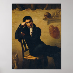 Portrait of an Artist in his Studio Poster