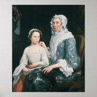 Portrait of an Elderly Lady and a Young Girl