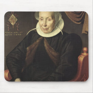 Portrait of an Elderly Woman, 1603 Mouse Pad