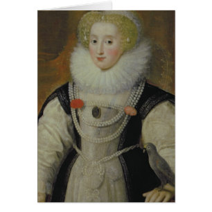 Portrait of an Elizabethan Lady with a Parrot