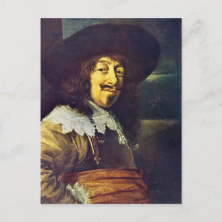 Portrait of an Officer by Frans Hals Postcard