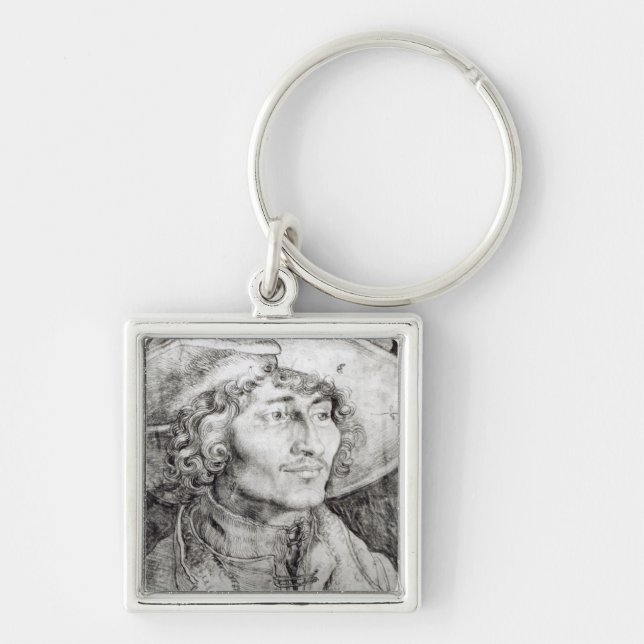 Portrait of an unknown man, 1521 key ring (Front)