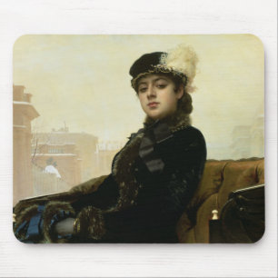 Portrait of an Unknown Woman, 1883 Mouse Pad