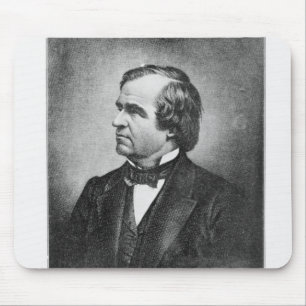 Portrait of Andrew Johnson Mouse Pad