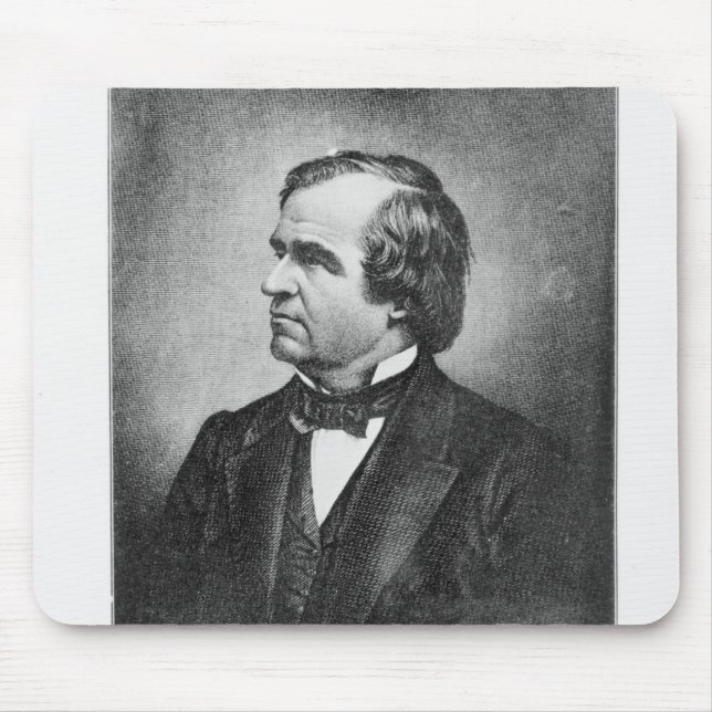 Portrait of Andrew Johnson Mouse Pad (Front)
