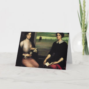 Portrait of Angeles and Fuensanta Holiday Card