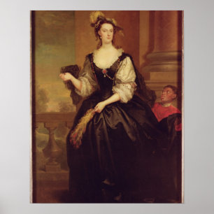 Portrait of Anne Howard, Lady Yonge (oil on canvas Poster