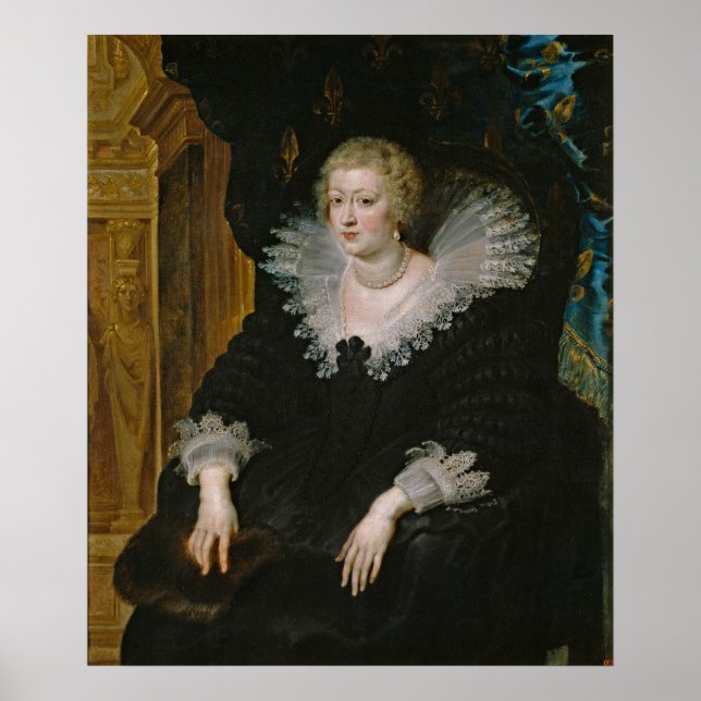  Portrait of Anne of Austria Poster (Front)