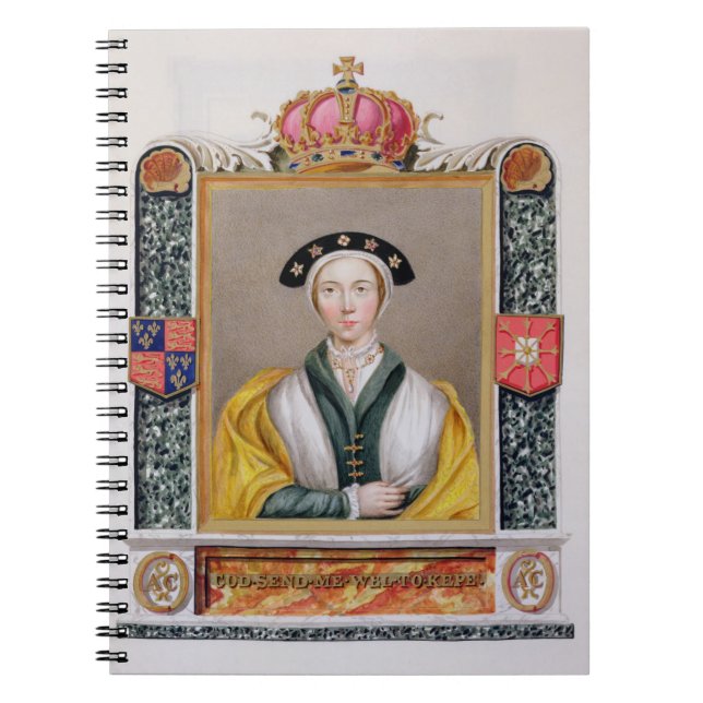 Portrait of Anne of Cleves (1515-57) 4th Queen of Notebook (Front)