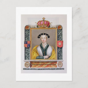 Portrait of Anne of Cleves (1515-57) 4th Queen of Postcard