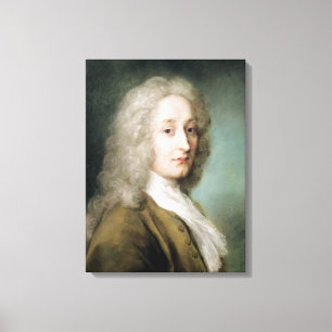 Portrait of Antoine Watteau Canvas Print