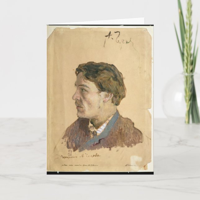 Portrait of Anton Chekhov Card (Front)
