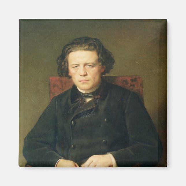 Portrait of Anton Rubinstein  1870 Magnet (Front)