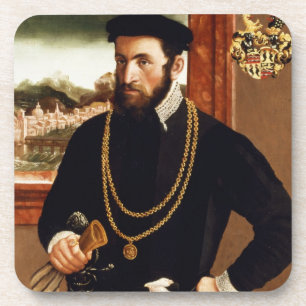 Portrait of Anton Rummel von Liechtenan Coaster