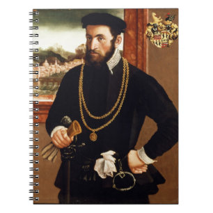 Portrait of Anton Rummel von Liechtenan Notebook