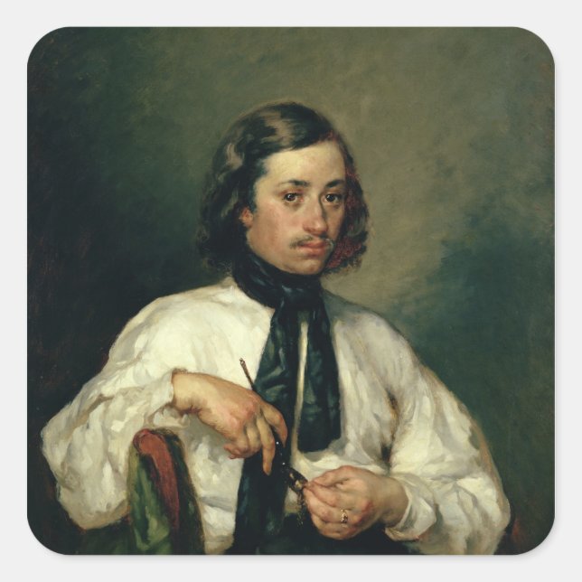 Portrait of Armand Ono, known as The Man with Square Sticker (Front)