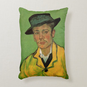 Portrait of Armand Roulin by Vincent van Gogh Decorative Cushion