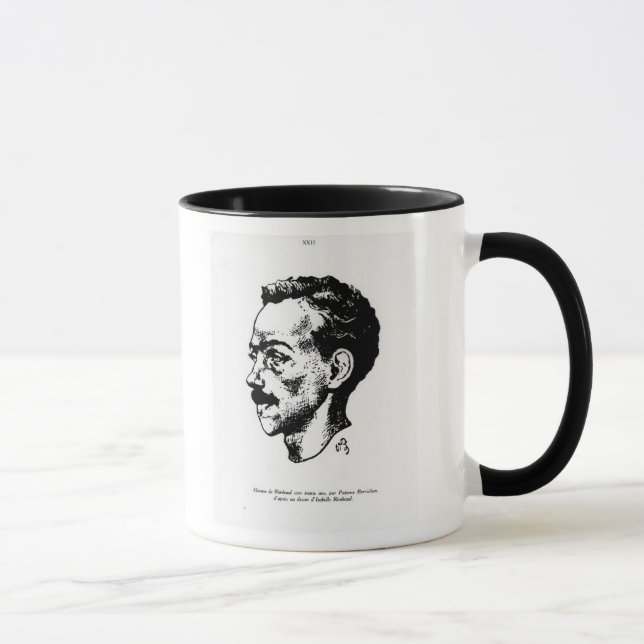 Portrait of Arthur Rimbaud Mug (Right)