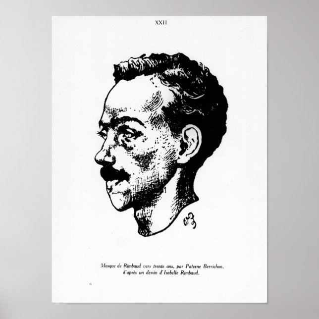 Portrait of Arthur Rimbaud Poster (Front)