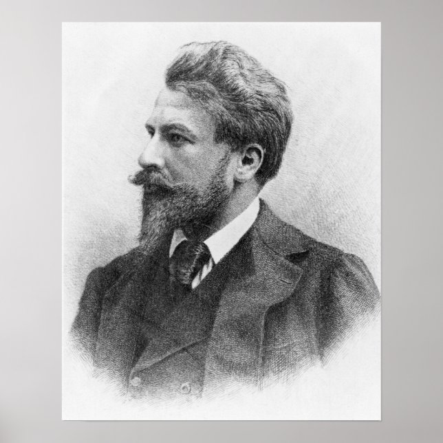 Portrait of Arthur Schnitzler Poster (Front)